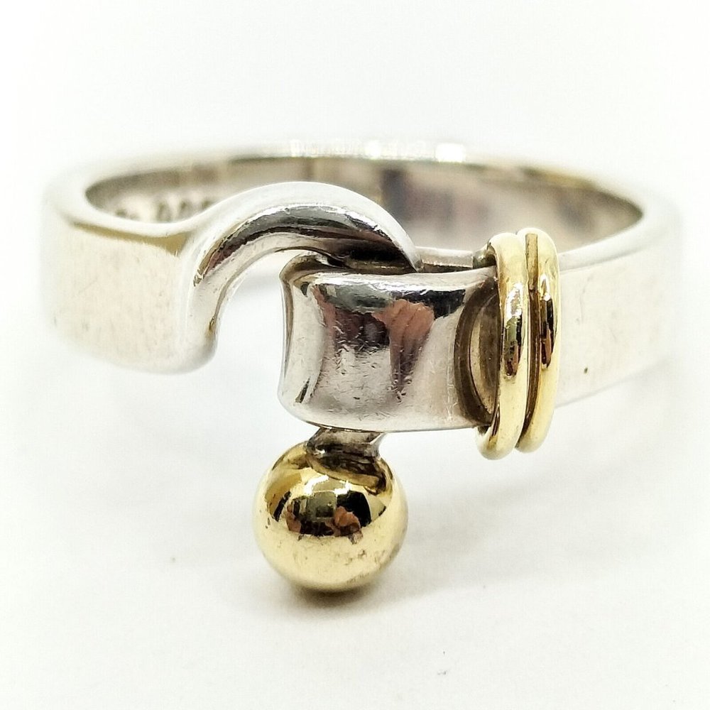 Tiffany and Co. Ring Knot Silver 925 X K18 3531499